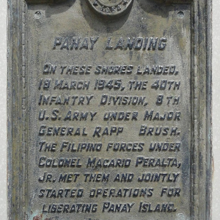 Panay Landing historical marker