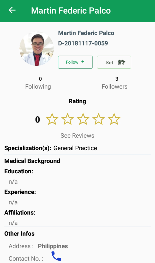 doctors profile med plus app