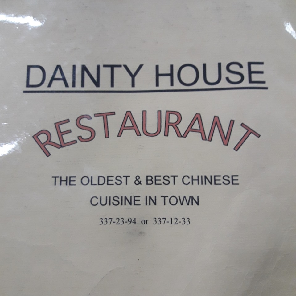 dainty menu