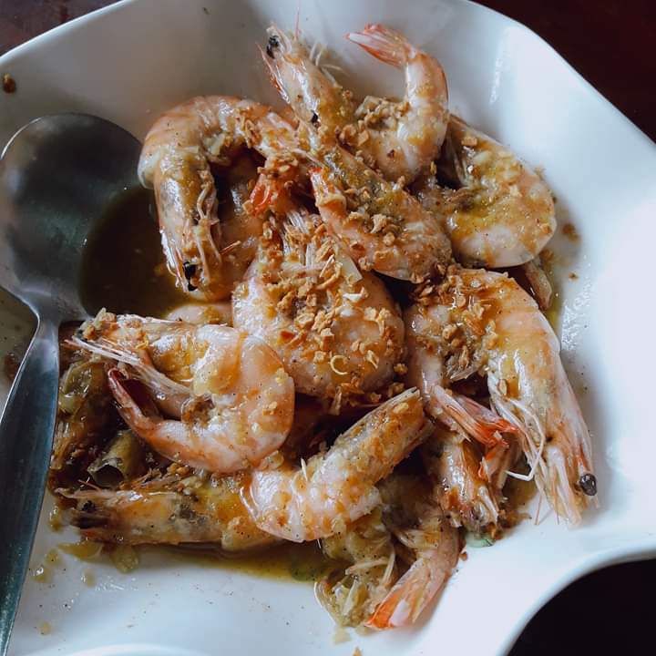 buttered garlic shrimp
