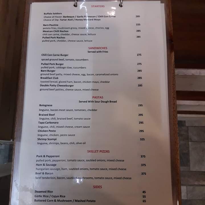 curvus menu