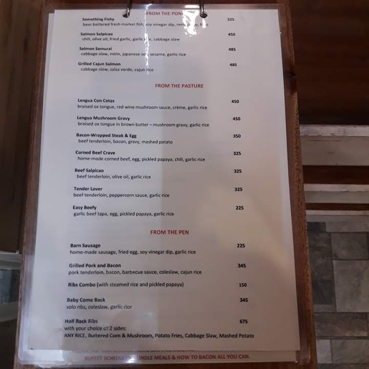 curvus menu