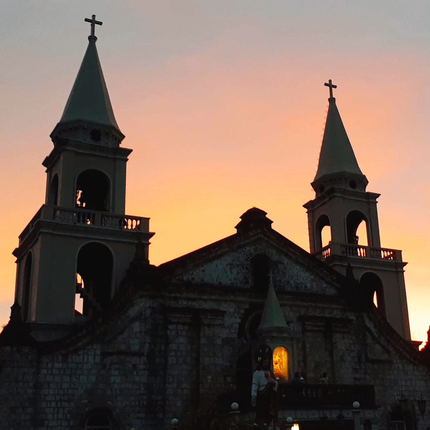 Jaro cathedral sunset