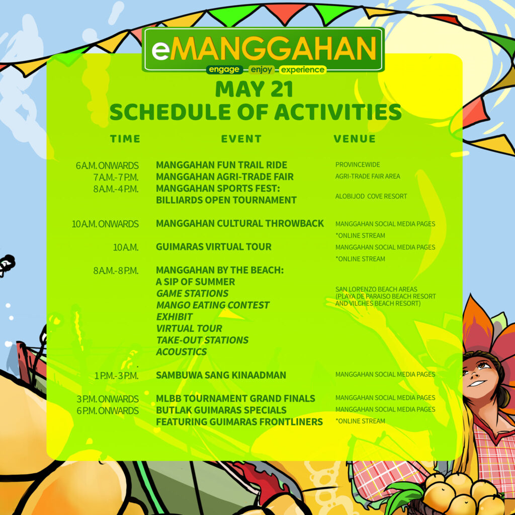 manggahan 2021 schedule day 2