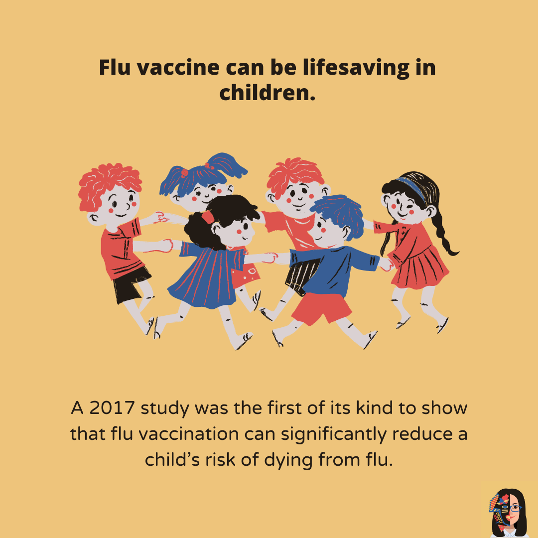 What are the benefits of flu vaccination 7