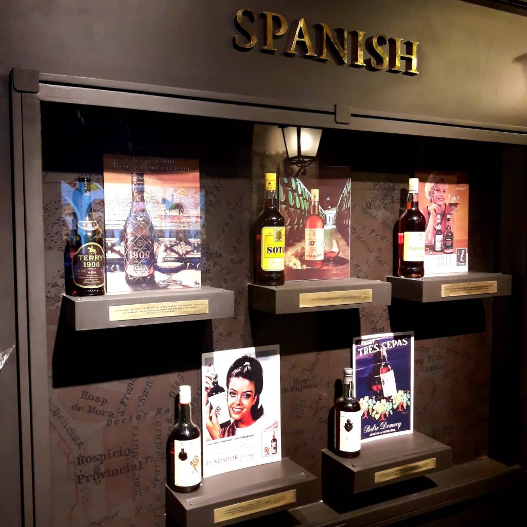 spanish bottles brandy museum