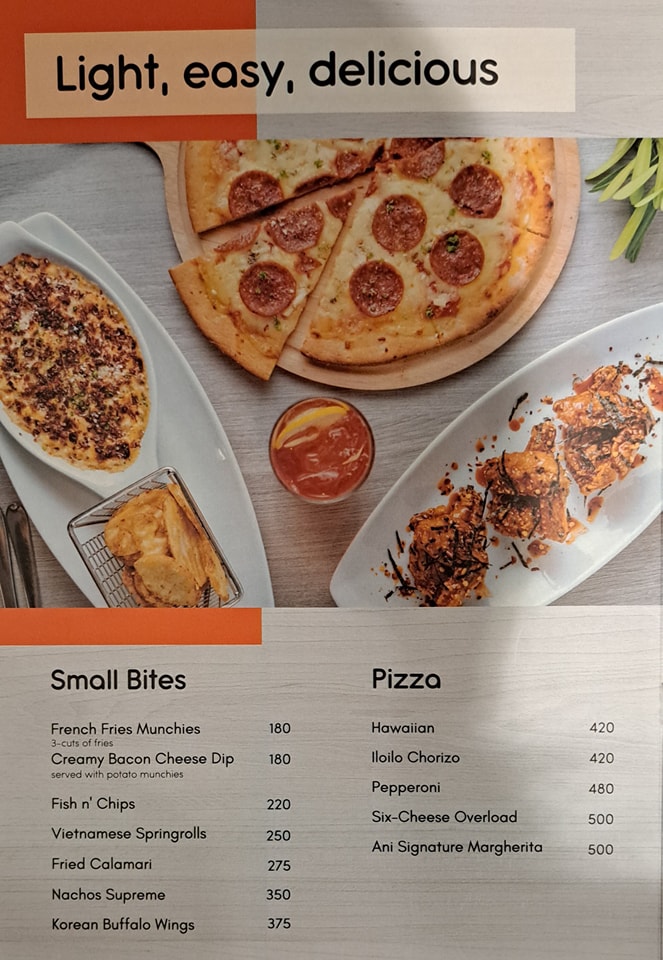 ani menu pizza