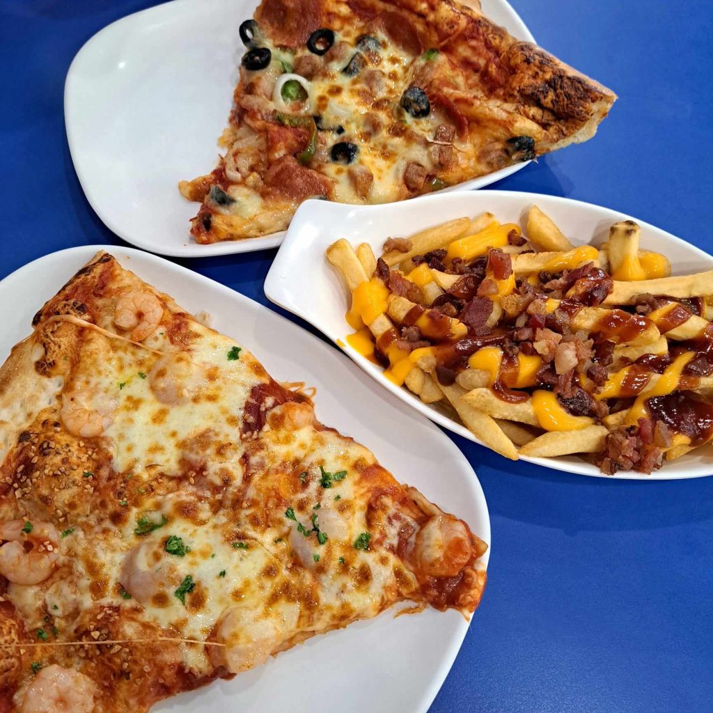 S&R Pizza and fries