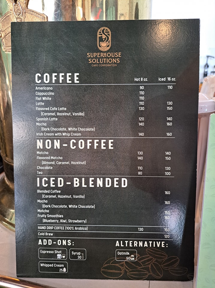 superhouse iced latte menu