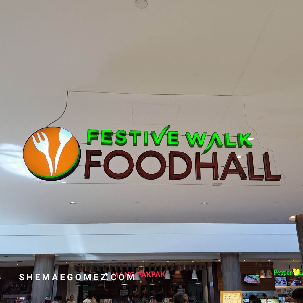 festive walk food hall