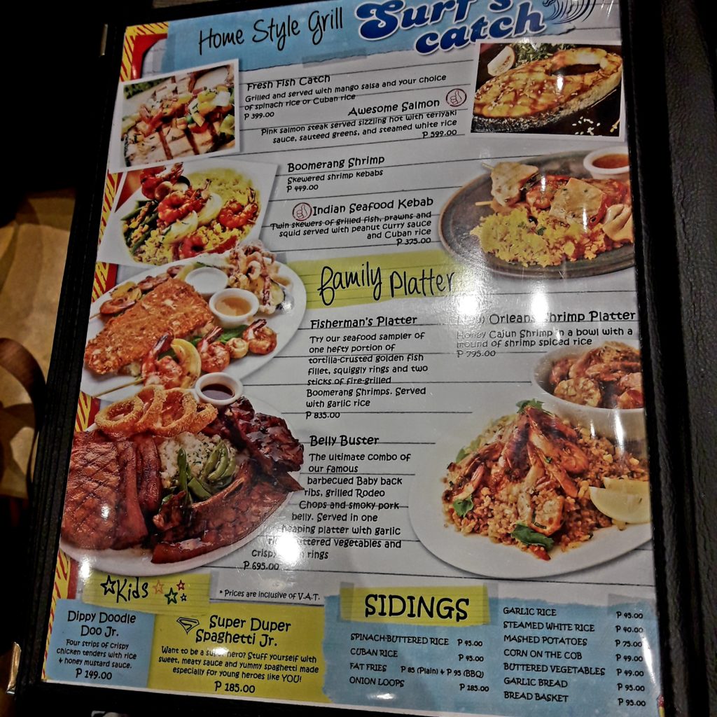 Bigby’s Cafe and Restaurant Menu Family Platter