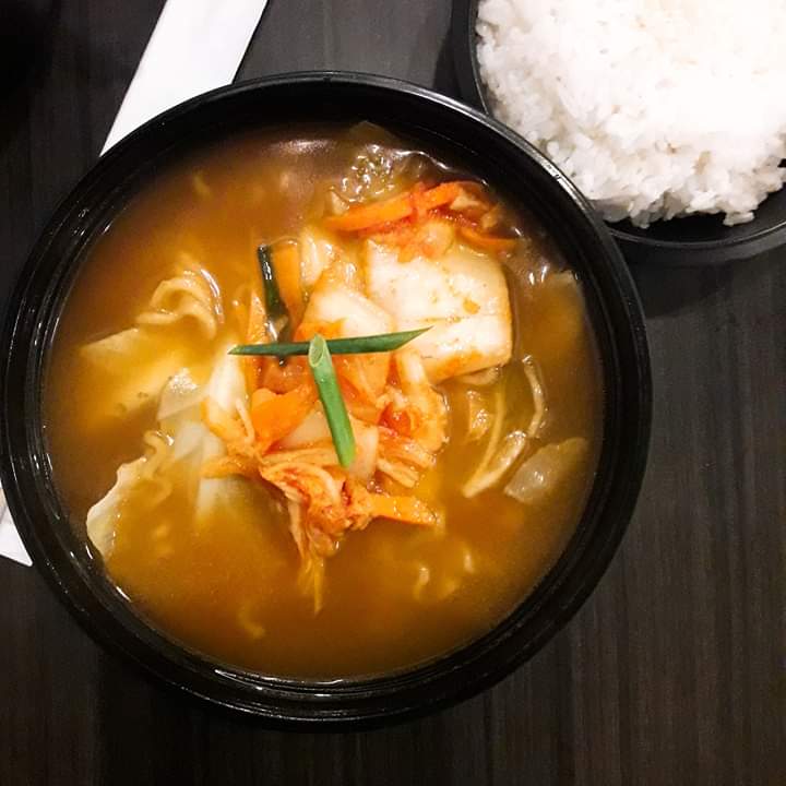 Kimchi Ramyun and Rice