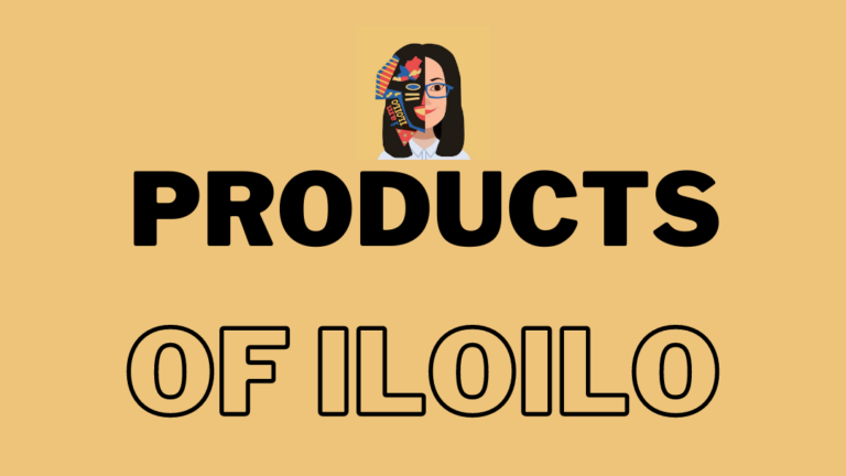 Products of Iloilo [INFOGRAPHICS]