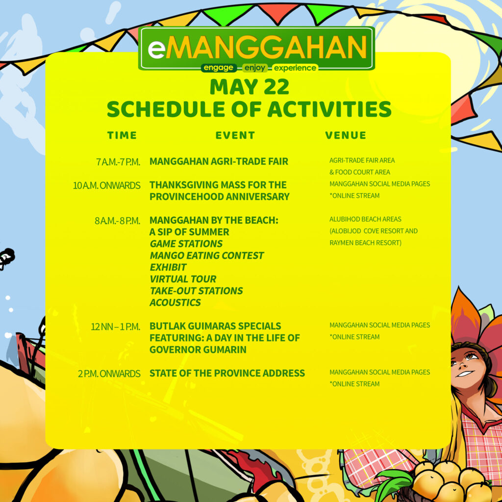 manggahan 2021 schedule day 3