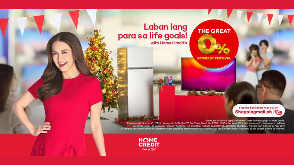 Home Credit Makes the Holiday Season Merrier with Marian Rivera, 0% Holiday Deals