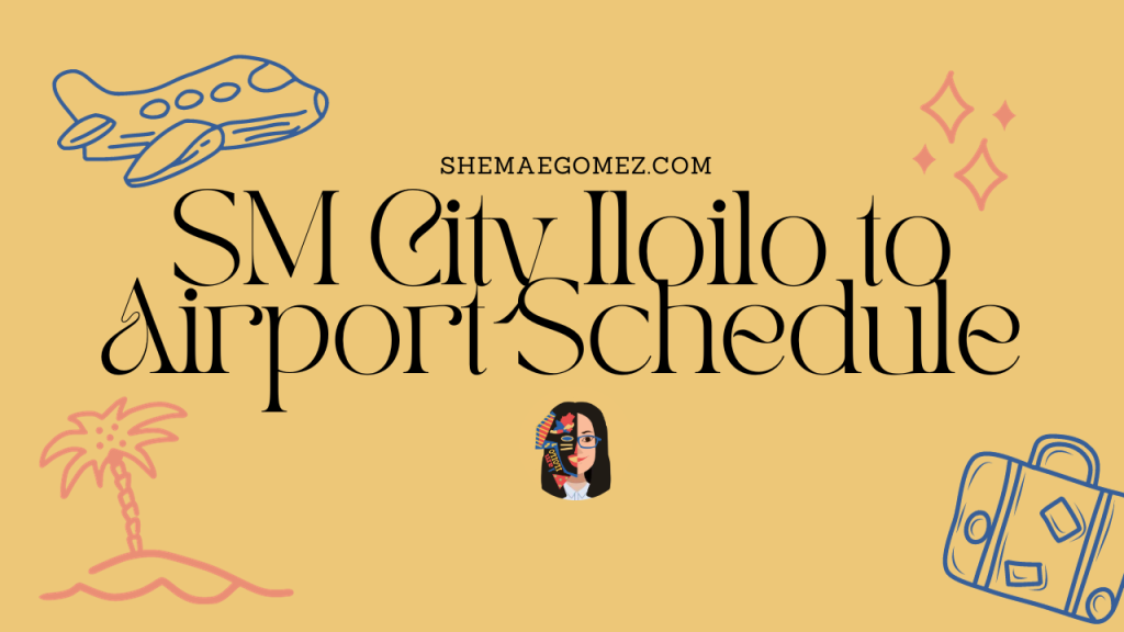 Shuttle Van from SM City Iloilo to Airport Schedule