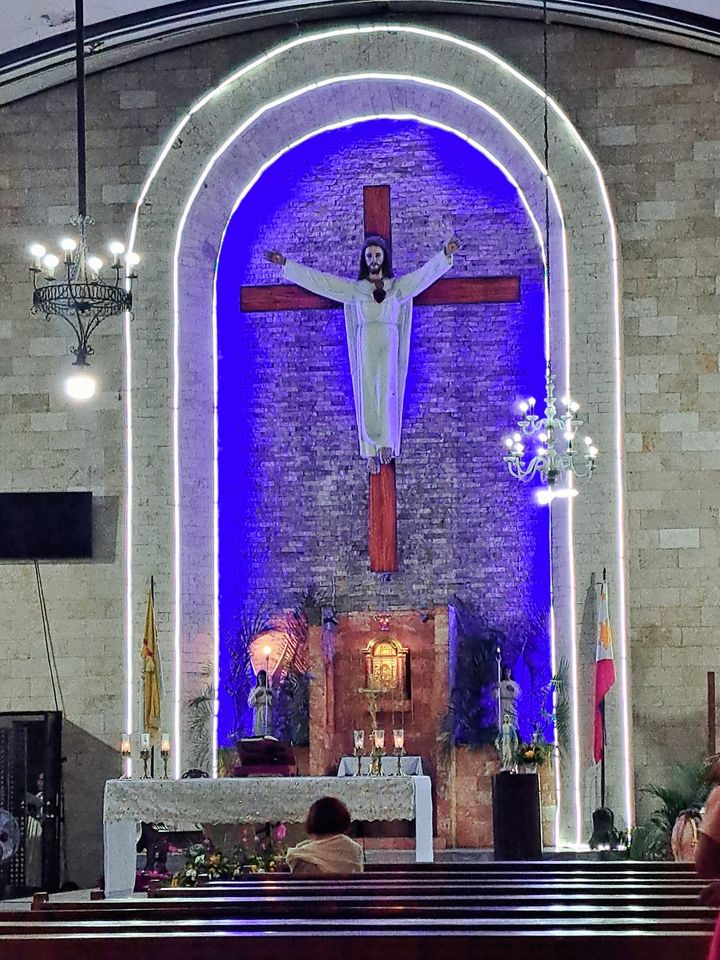 Inside Sta. Teresita Del Nino Jesus Parish