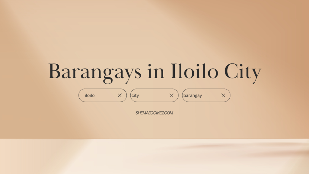 List of Barangays in Iloilo City