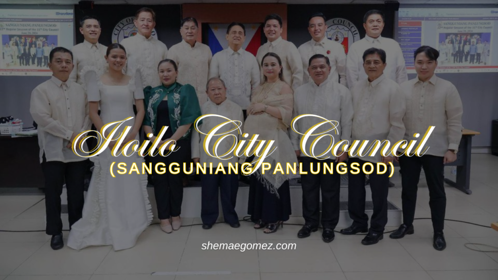 Iloilo City Council Members (Sangguniang Panlungsod) [INFOGRAPHICS]