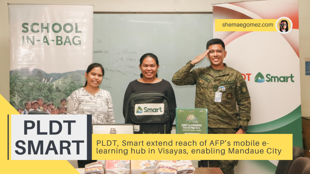 PLDT, Smart extend reach of AFP’s mobile e-learning hub in Visayas, enabling Mandaue City