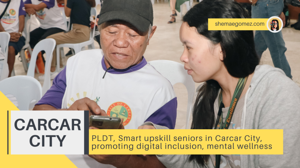PLDT, Smart upskill seniors in Carcar City, promoting digital inclusion, mental wellness