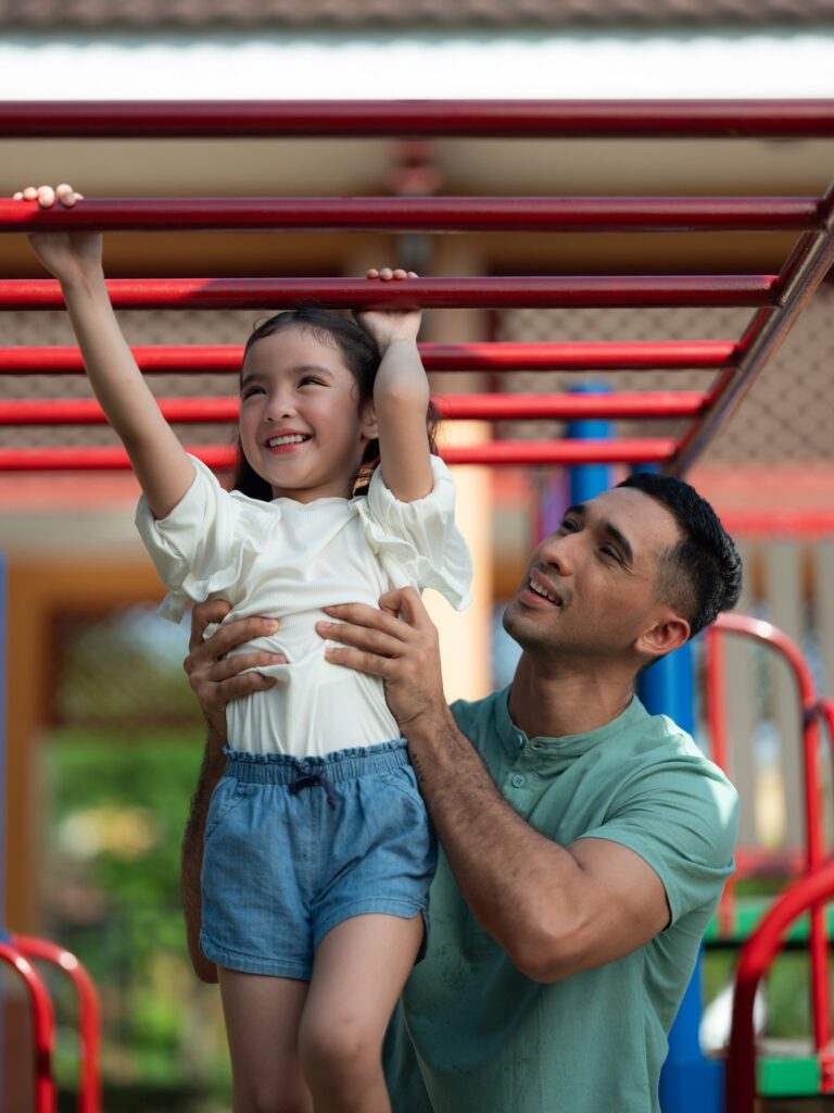 Kids playing outdoors