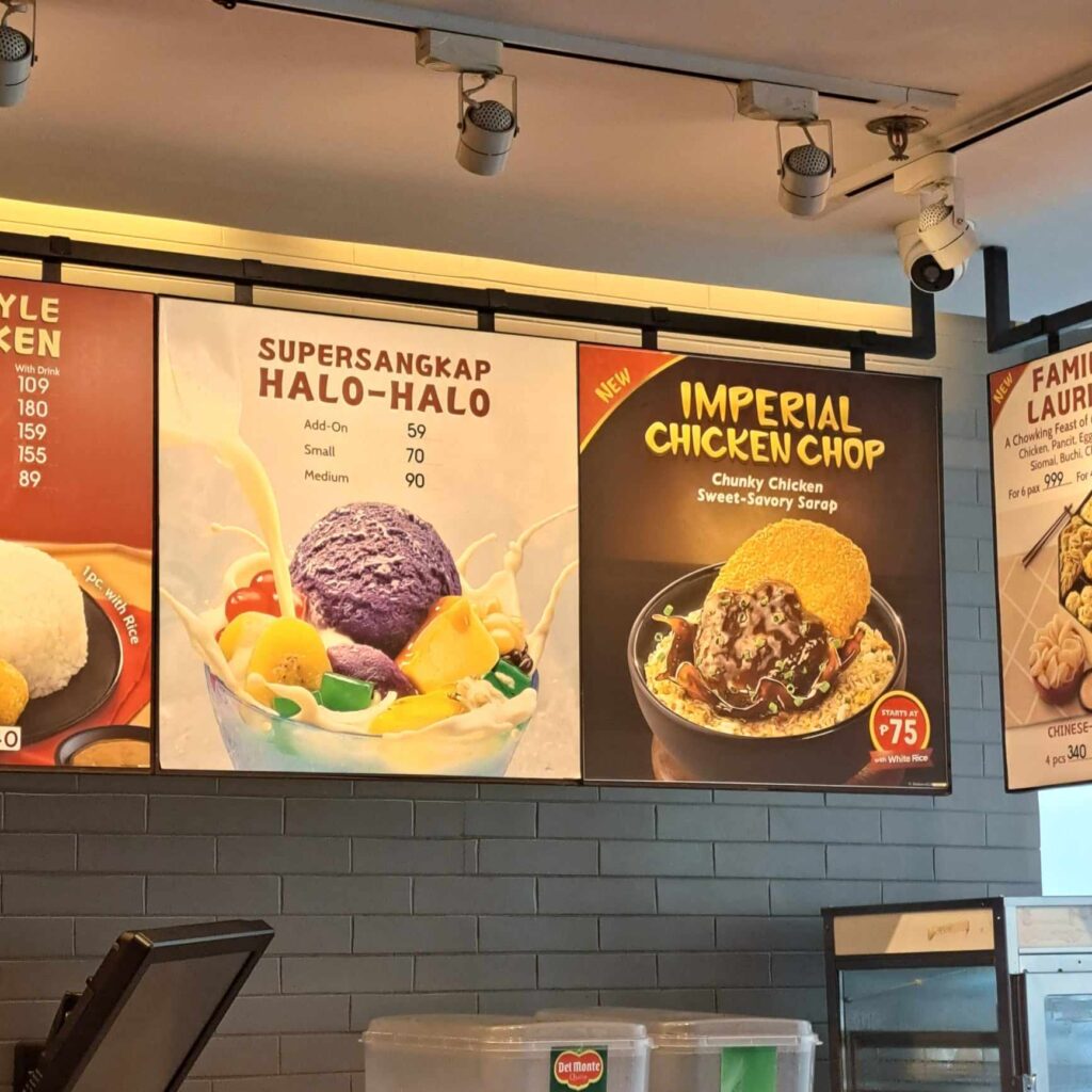 Chowking Menu