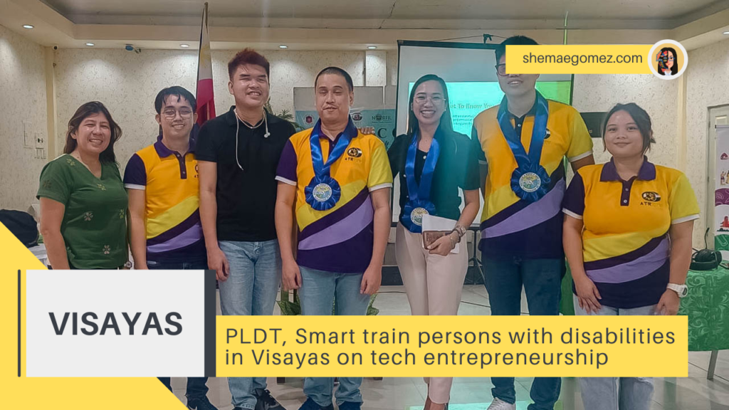 PLDT, Smart train persons with disabilities in Visayas on tech entrepreneurship