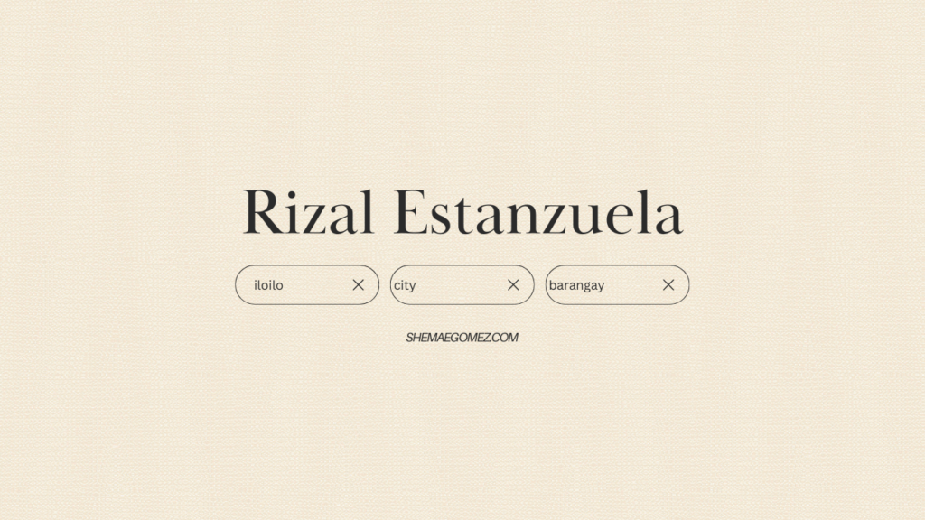 Rizal Estanzuela