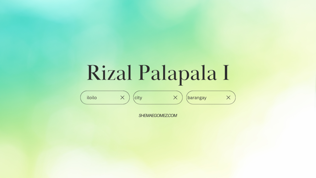 Barangay Rizal Palapala I (Iloilo City)