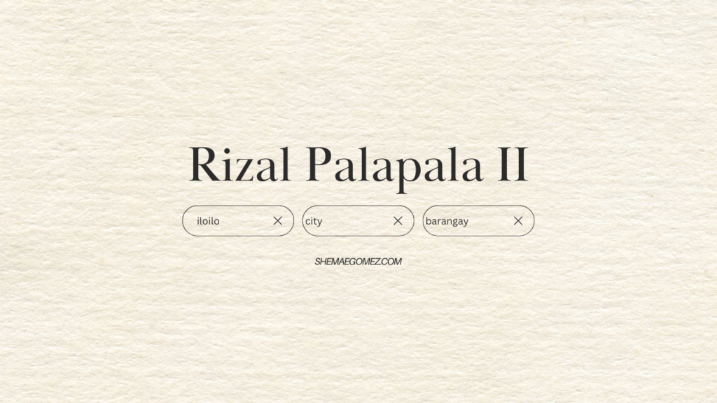 Rizal Palapala II