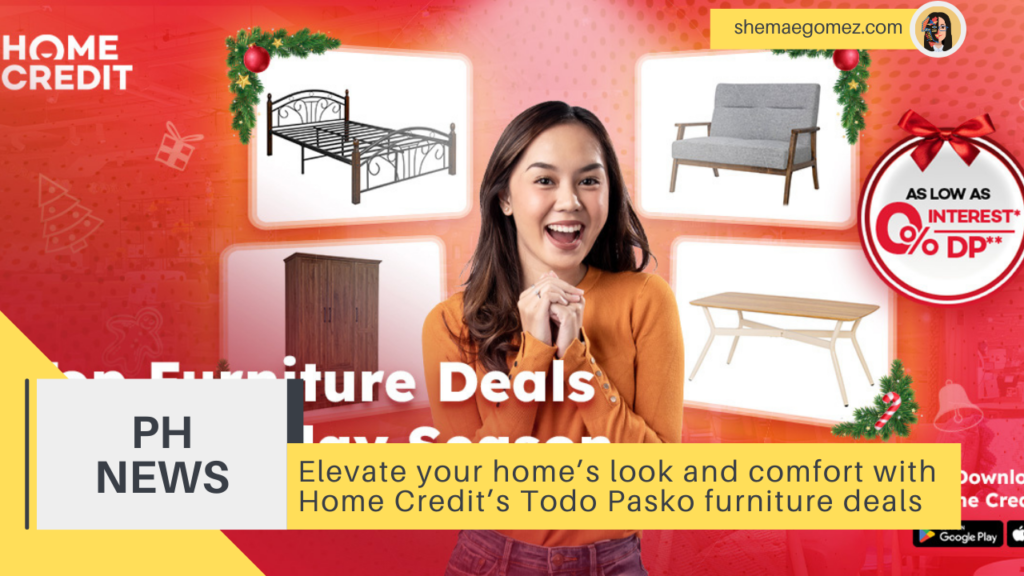 Elevate your home’s look and comfort with Home Credit’s Todo Pasko furniture deals