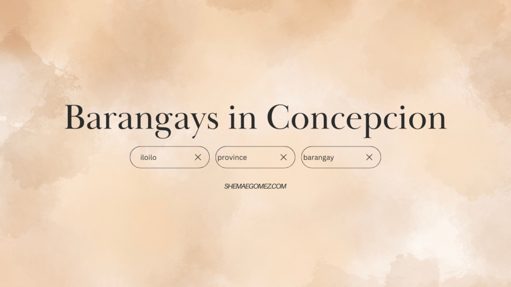 List of Barangays in Concepcion