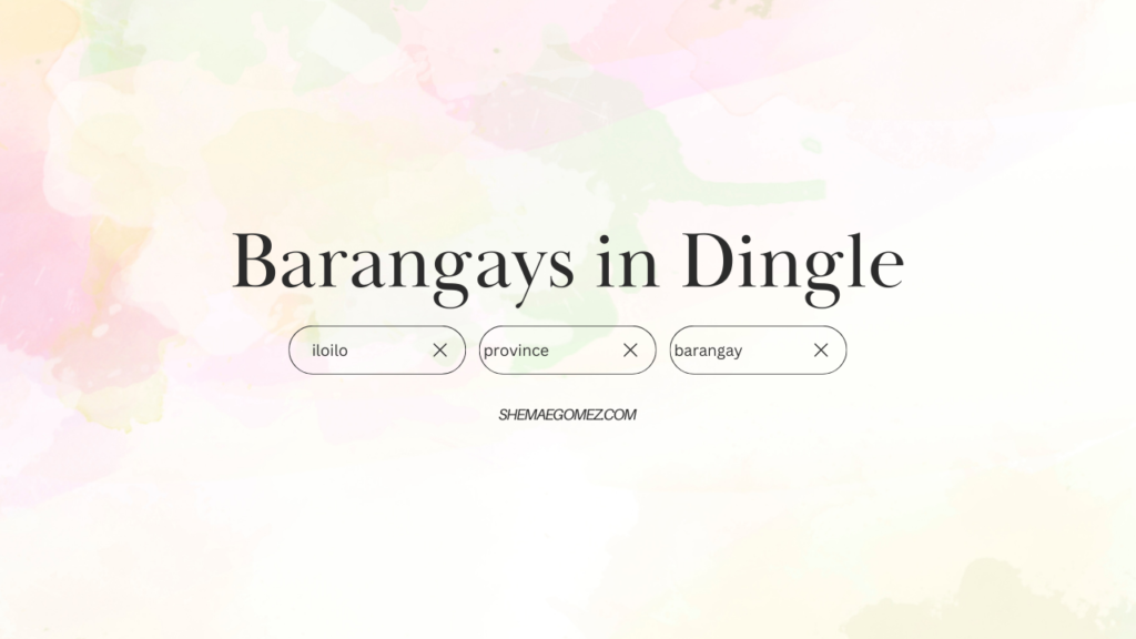 List of Barangays in Dingle