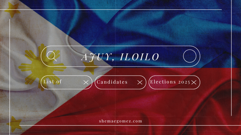 Election 2025 List of Candidates (Ajuy, Iloilo)