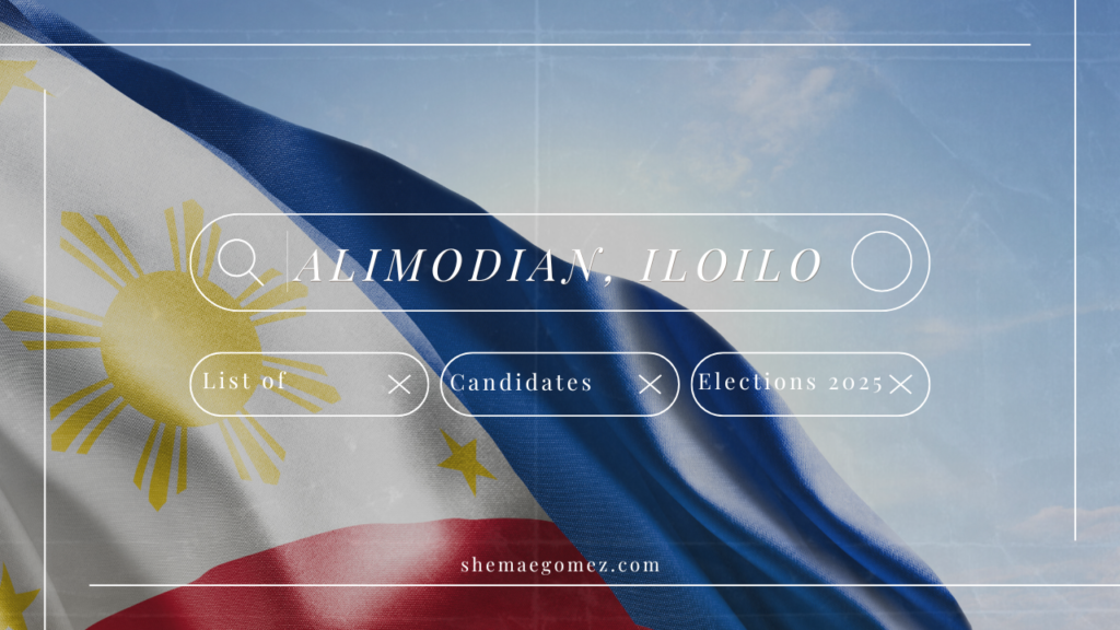 Election 2025: List of Candidates (Alimodian, Iloilo)