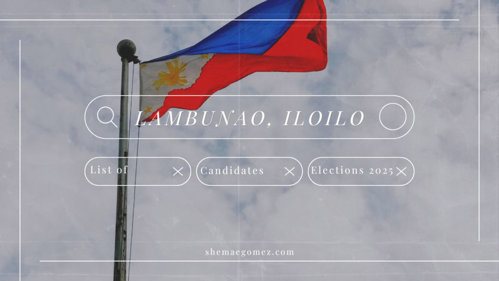 Election 2025 List of Candidates (Lambunao, Iloilo)