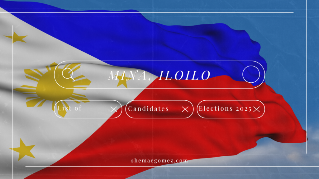 Election 2025 List of Candidates (Mina, Iloilo)