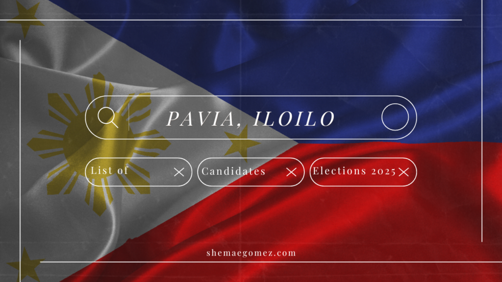 Election 2025 List of Candidates (Pavia, Iloilo)