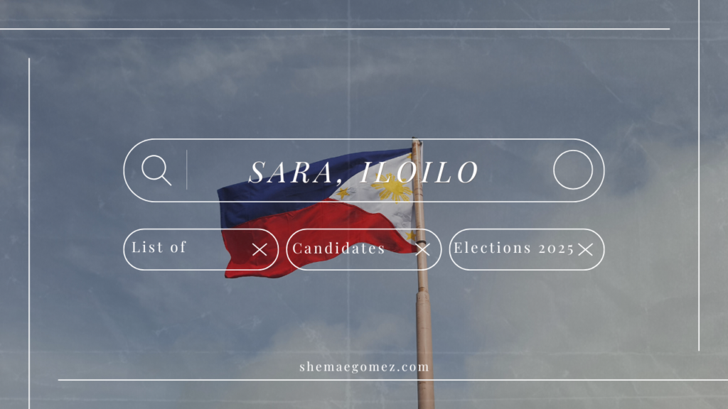 Election 2025 List of Candidates (Sara, Iloilo)