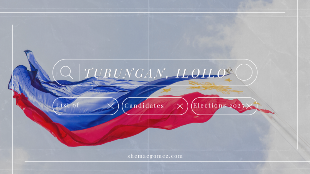 Election 2025 List of Candidates (Tubungan, Iloilo)