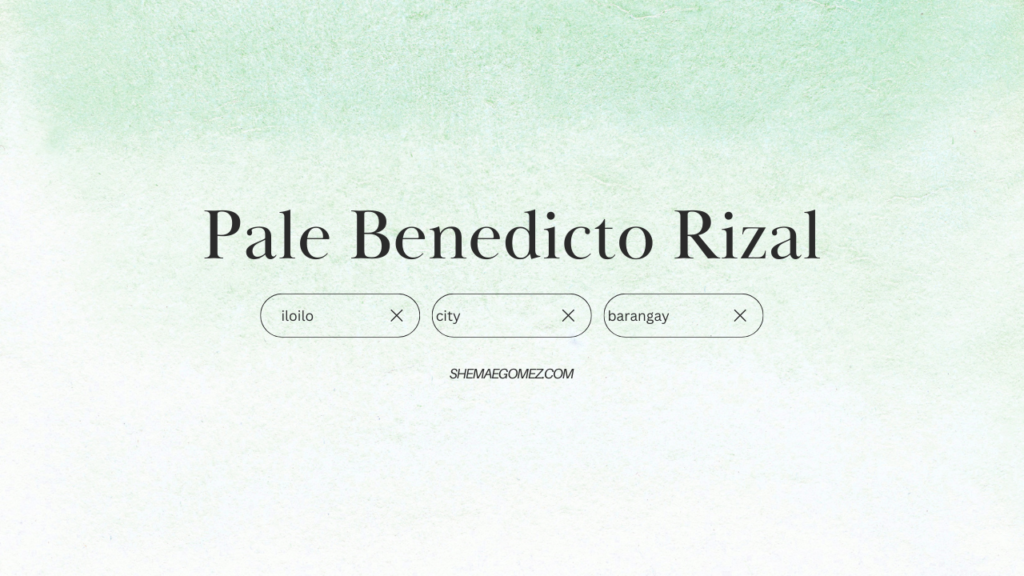 Pale Benedicto Rizal