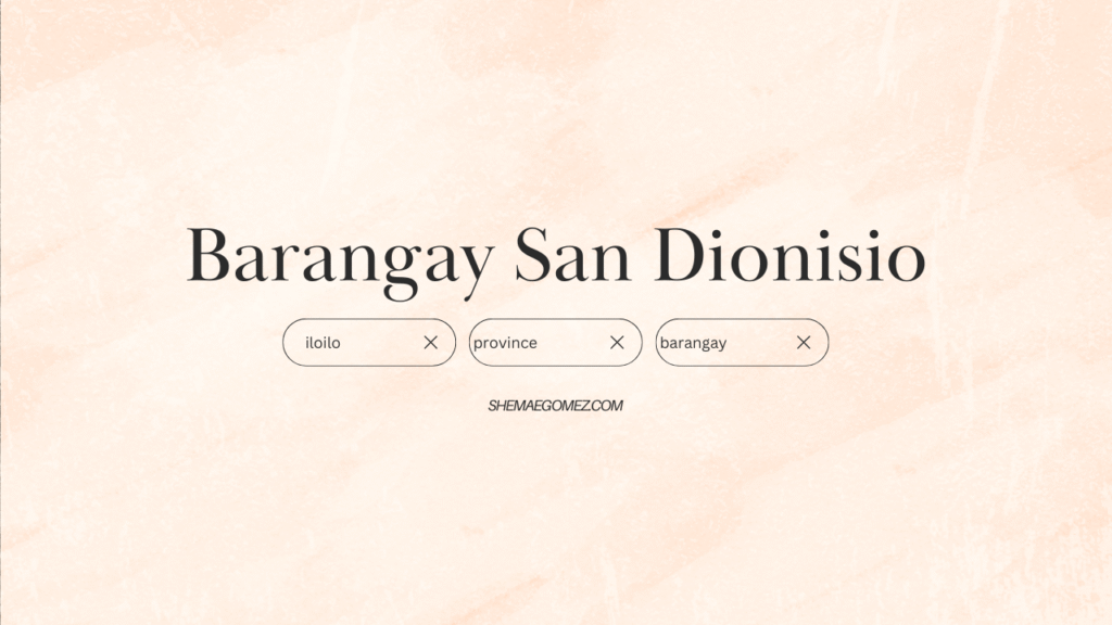 Barangay San Dionisio (San Rafael, Iloilo)