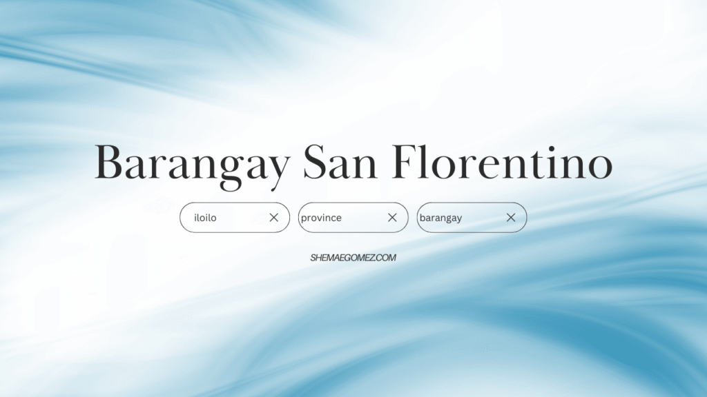 Barangay San Florentino (San Rafael, Iloilo)