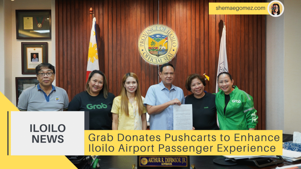 Grab Donates Pushcarts to Enhance Iloilo Airport Passenger Experience