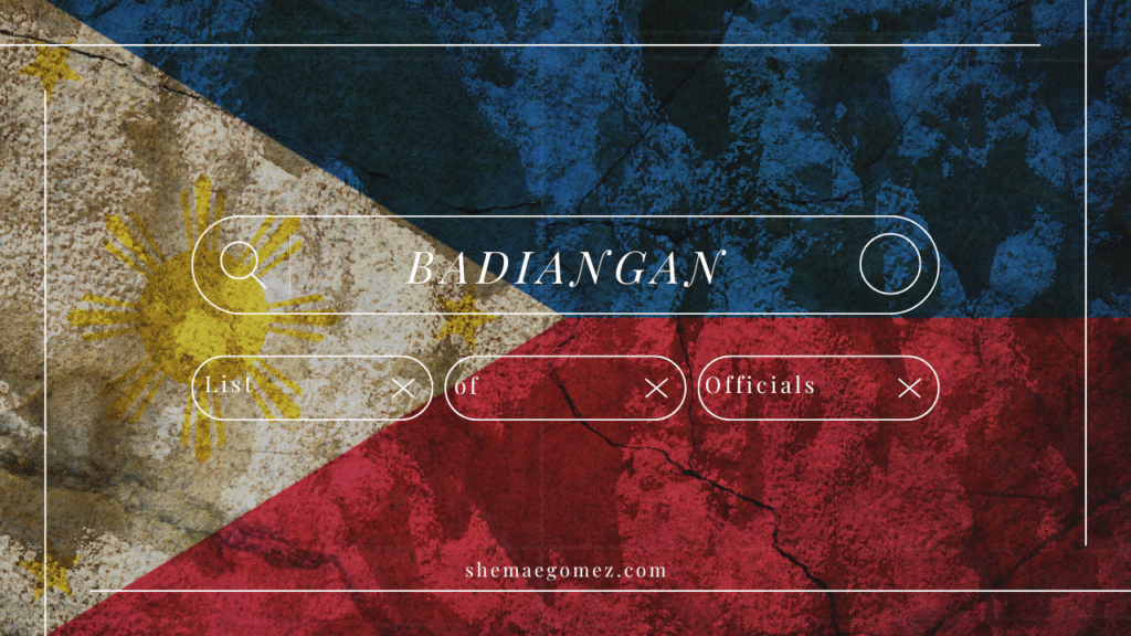 Badiangan, Iloilo Officials
