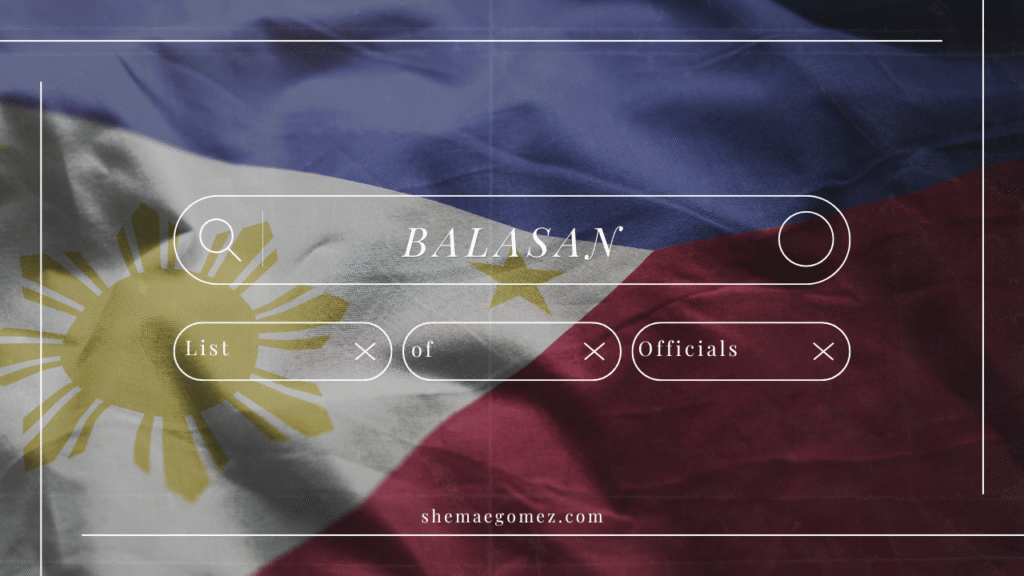Balasan, Iloilo Officials