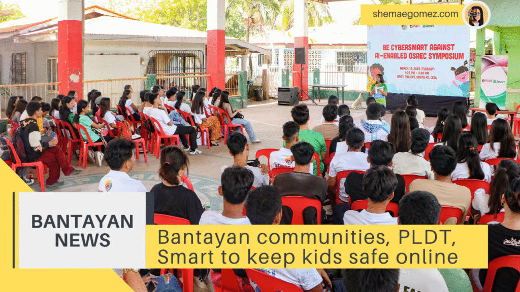 Bantayan communities, PLDT, Smart step up mission to keep kids safe online