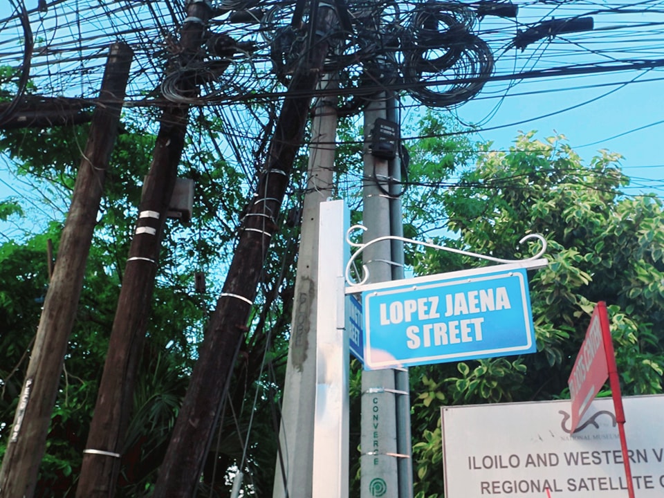 Lopez Jaena Street Sign