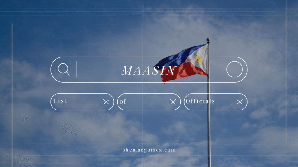 Maasin, Iloilo Officials
